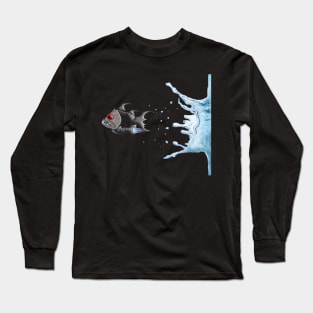 2 side fishship Long Sleeve T-Shirt